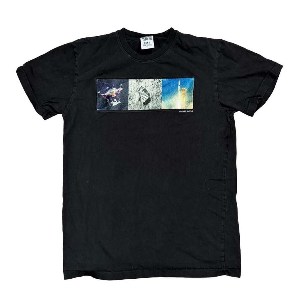 Billionaire Boys Club Space Graphic T-Shirt with Embroidered Panel Streetwear